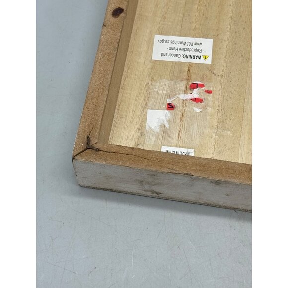 Bloom With Grace Wooden Wall Art Decor - Floral Hexagon Design 9" x 7" READ - Picture 11 of 14